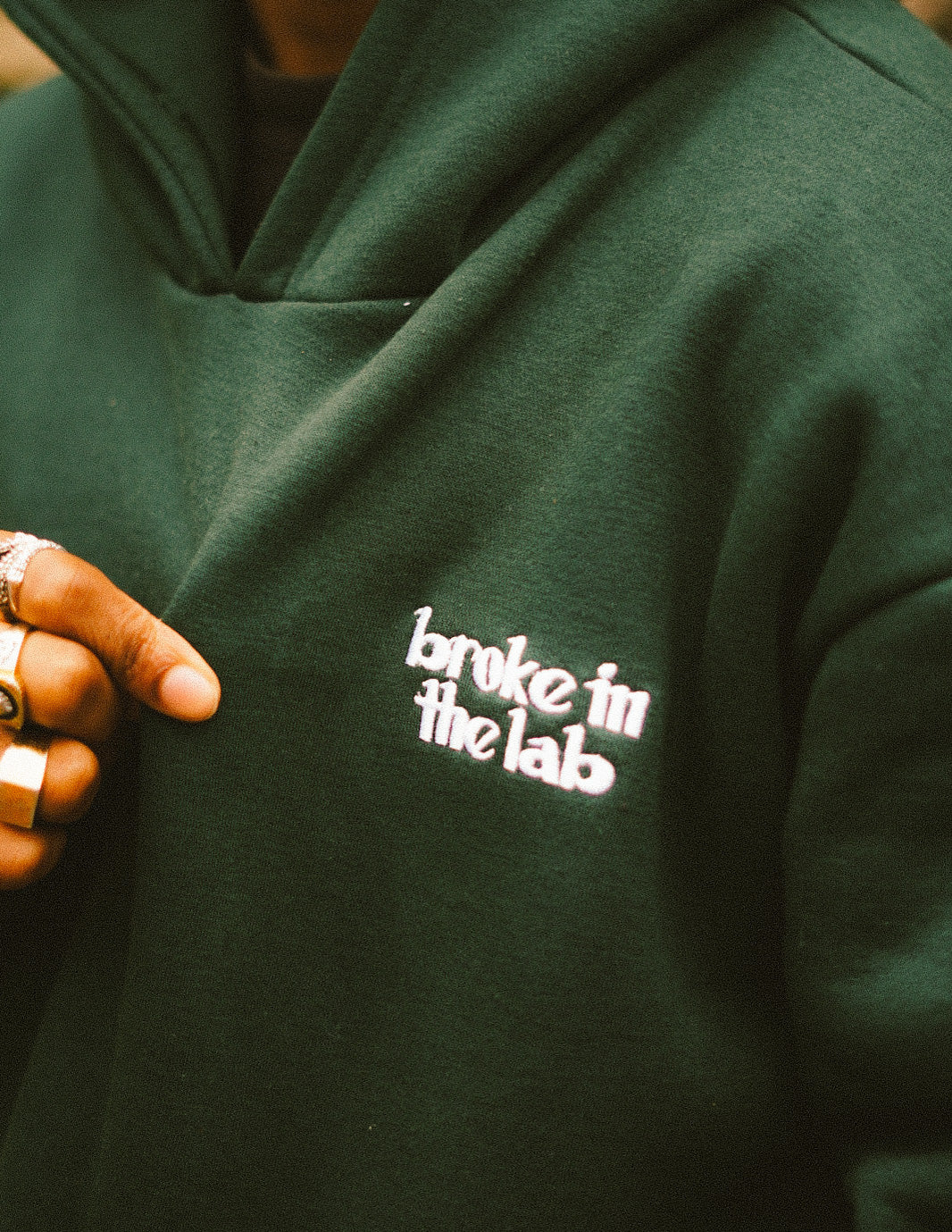 Broke in the Lab Hoodies